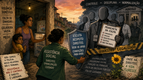 A prancheta, a culpa e o Estado que sequestra: quando o “cuidado” vira punição